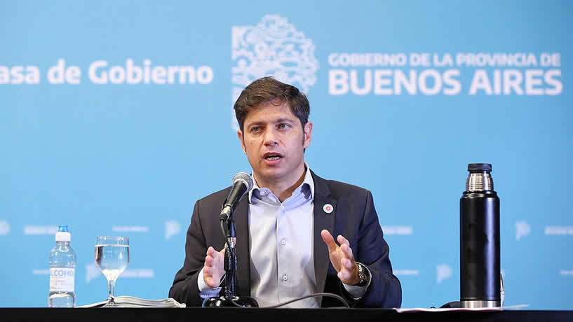 Kicillof: «Se sigue observando una baja sistemática pero lenta» de casos