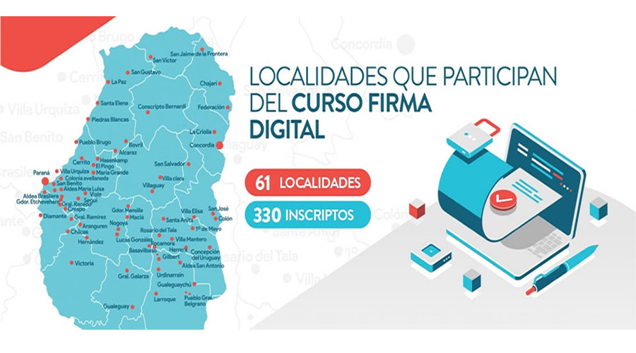 Último tramo del curso sobre Uso de la Firma Digital para municipios y concejos deliberantes