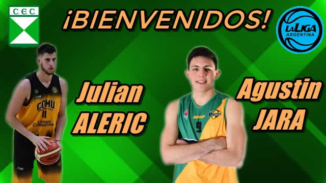 ¡Bienvenidos Julián Aleric y Agustín Jara!