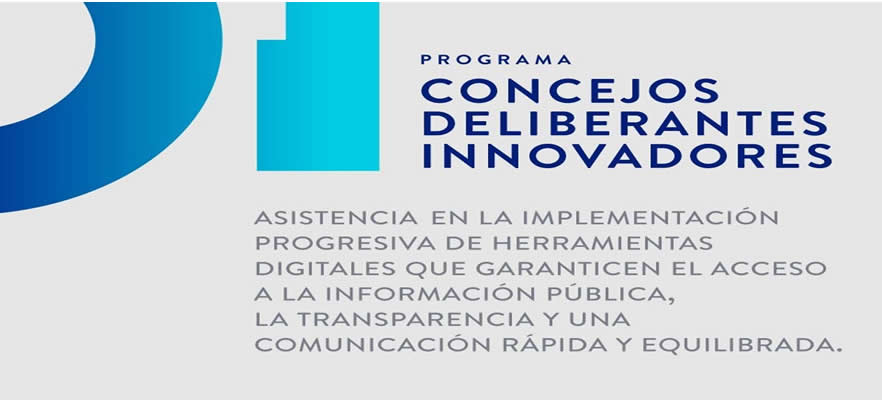 Está abierta la inscripción al Programa Concejos Deliberantes Innovadores