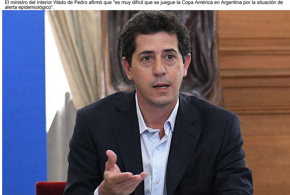 El ministro Wado de Pedro había dicho que era «muy difícil» que se juegue en las actuales condiciones