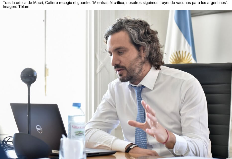 La respuesta de Santiago Cafiero a Mauricio Macri: «Fundía el país y se iba a mirar series»