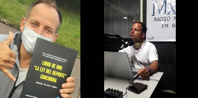 ¡Federico Muller! Un periodista, apasionante del deporte y creador del “Libro de Oro la ley del Deporte Concordia”