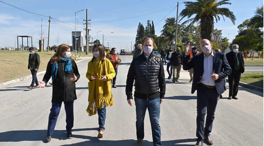 Bordet lleva adelante un programa de infraestructura vial, accesos y enripiados en pequeñas localidades