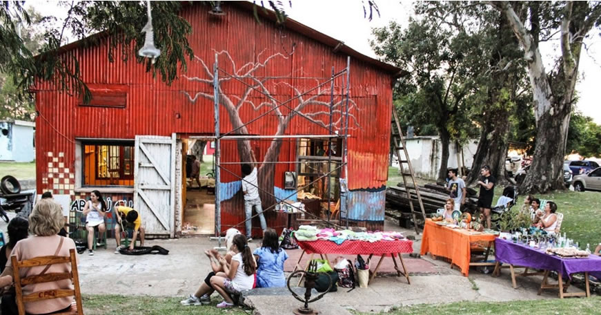 La Cooperativa Cabayú Cuatiá de La Paz expuso en el Ciclo Tejido Circular