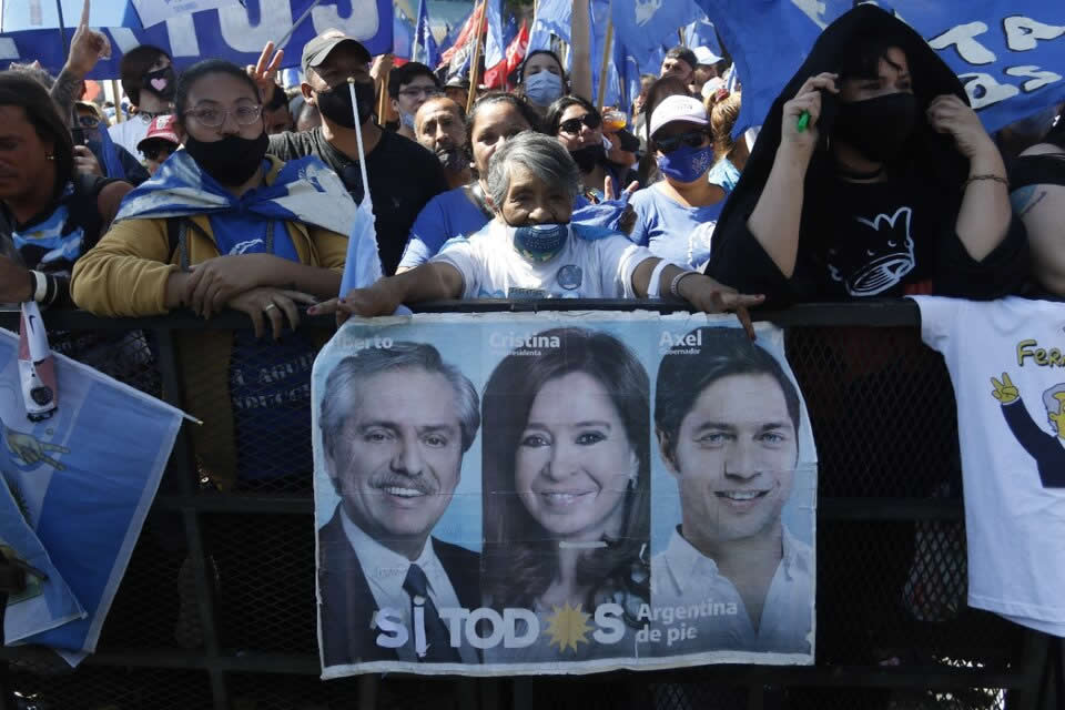 Los testimonios de los que participaron de la movilización del Frente de Todos