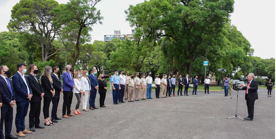 La provincia presente en los actos que conmemoraron las batallas de San Lorenzo y Caseros