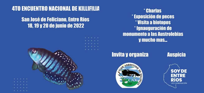 Se realiza el 4°Encuentro Nacional de Killifilia en San José de Feliciano