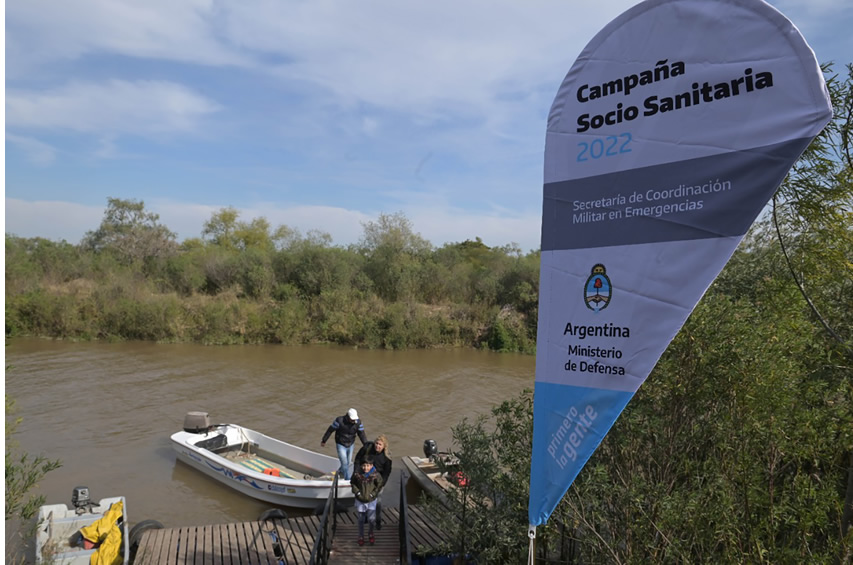 Salud participó de la Campaña Fluvial Socio Sanitaria 2022 realizada en zona de islas