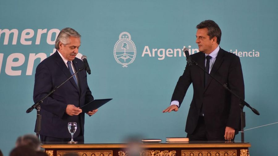 Sergio Massa juró como superministro: la esperanza de Alberto Fernández y un gracias a Batakis