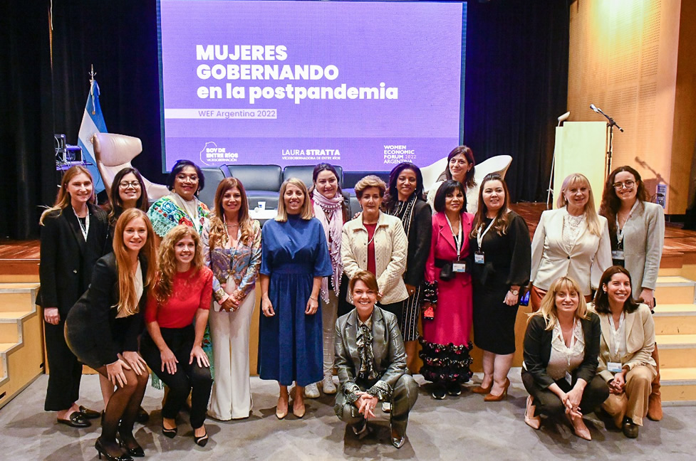 Stratta disertó en el cierre del Women Economic Forum 2022