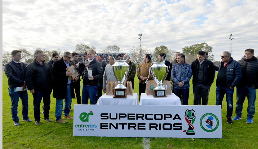 Bordet inaugura una cancha infanto juvenil en el marco de la final de la Copa Entre Ríos