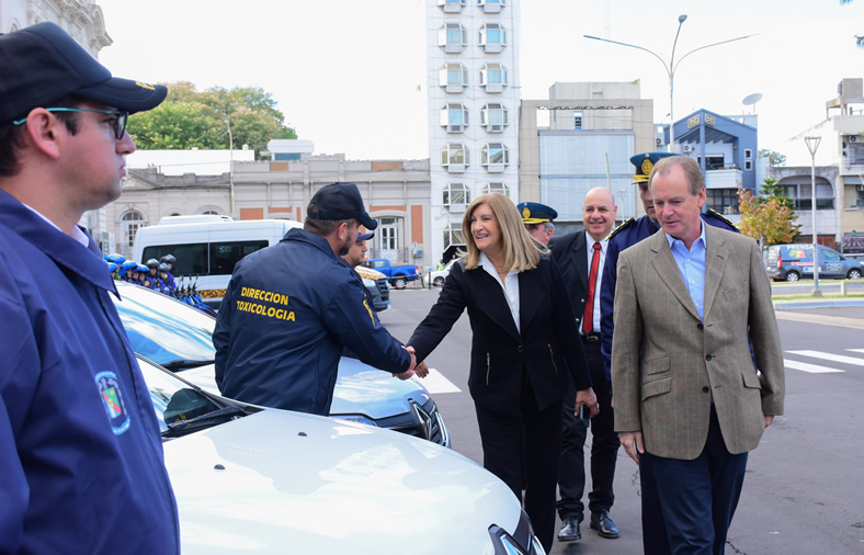 La ministra Romero felicitó la labor policial en los procedimientos contra el narcotráfico