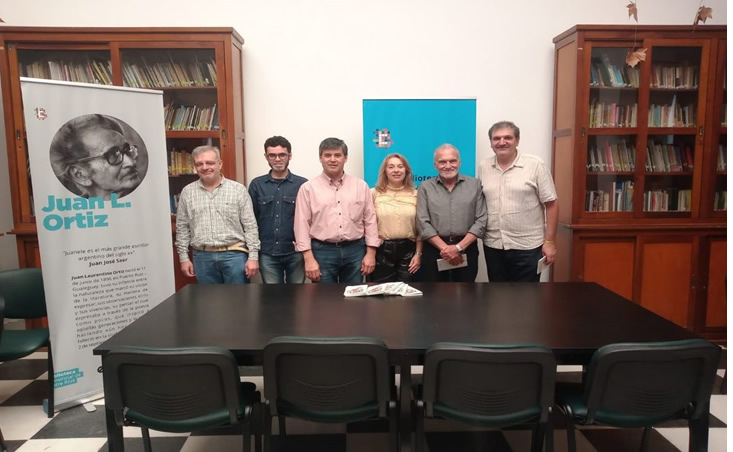 La Biblioteca Provincial presentó un libro sobre el patrimonio bibliográfico de Juan L. Ortiz