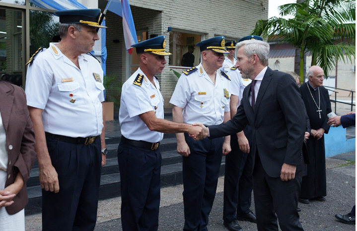 El gobernador Frigerio tomó juramento a las nuevas autoridades de la Policía de Entre Ríos