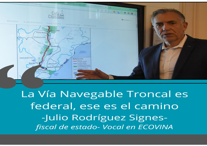 El fiscal y vocal de Ecovina destacó la participación y trabajo de las provincias ribereñas en el Ente Nacional