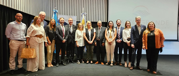 Asumió Alejandro Daneri como presidente de la delegación argentina de Salto Grande