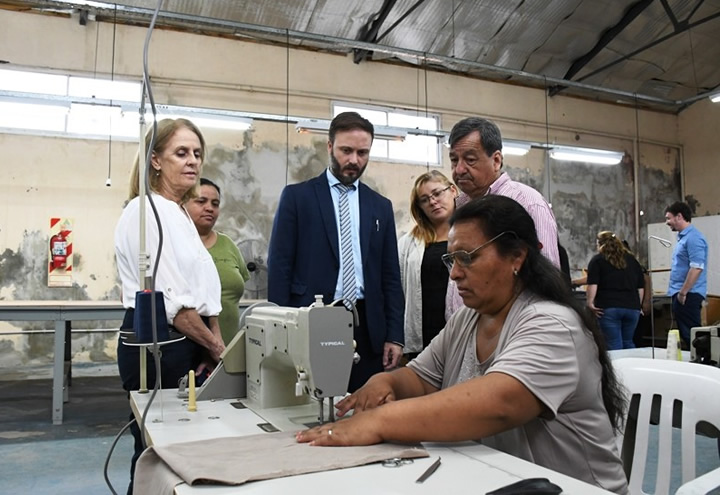 SE PUSO EN FUNCIONAMIENTO EL TALLER TEXTIL MUNICIPAL