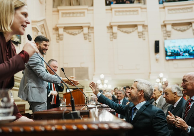 Frigerio participó de la apertura de Sesiones Legislativas Ordinarias de Santa Fe