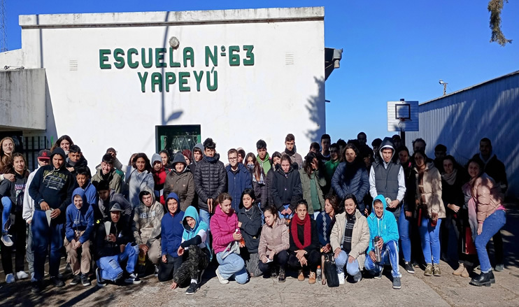 Hubo Cine en la Escuela en seis establecimientos rurales de los departamentos Paraná y Nogoyá