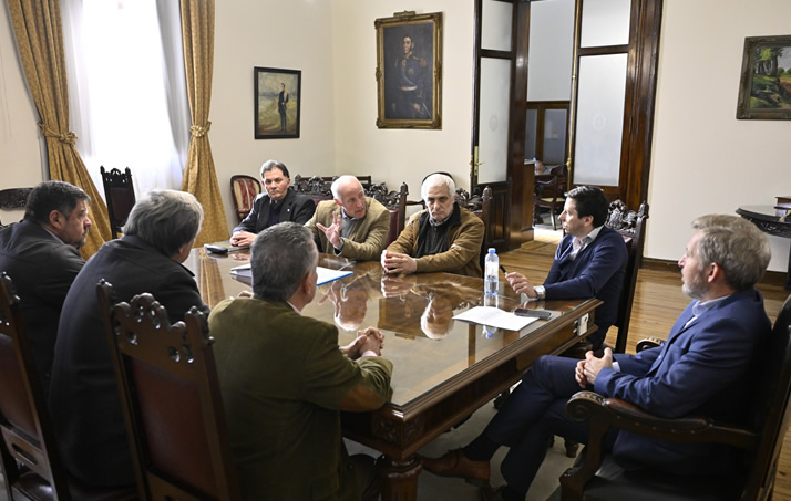 REUNIÓN CON EL GOBERNADOR ROGELIO FRIGERIO