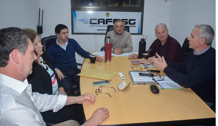 CAFESG, junto al secretario general de la gobernación Mauricio Colello