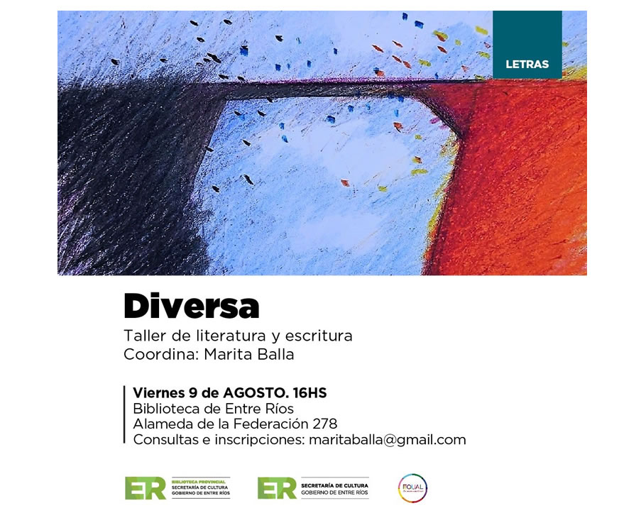 Comienza Diversa, un taller de literatura y escritura