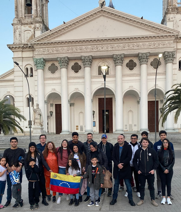 Paraná también tuvo su marcha para protestar contra el fraude electoral en Venezuela