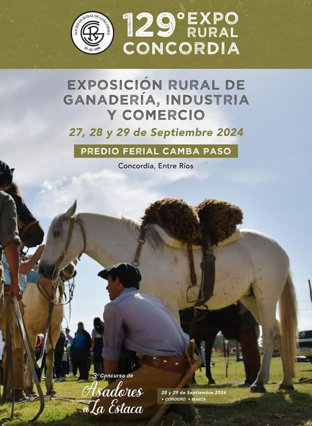 LA RURAL DE CONCORDIA SE PREPARA PARA CELEBRAR LA 129° EXPOSICIÓN DE GANADERÍA INDUSTRIA Y COMERCIO.