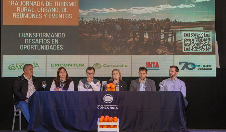 EXITOSA PRIMERA JORNADA DE TURISMO RURAL, URBANO, DE REUNIONES Y EVENTOS: IMPULSANDO EL FUTURO DEL SECTOR EN CONCORDIA