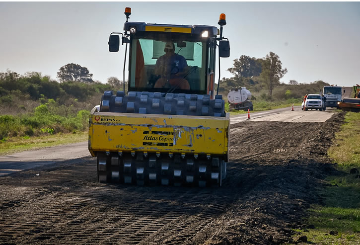 Se reiniciaron las obras de rehabilitación de la ruta provincial Nº 20 en el acceso norte a Gualeguaychú