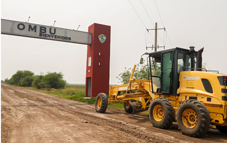 Trabajan en la red caminera del norte entrerriano